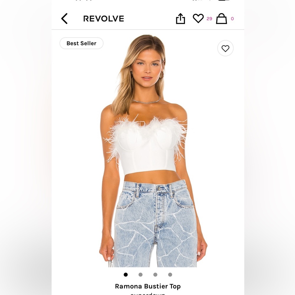 Superdown Ramona Bustier Top